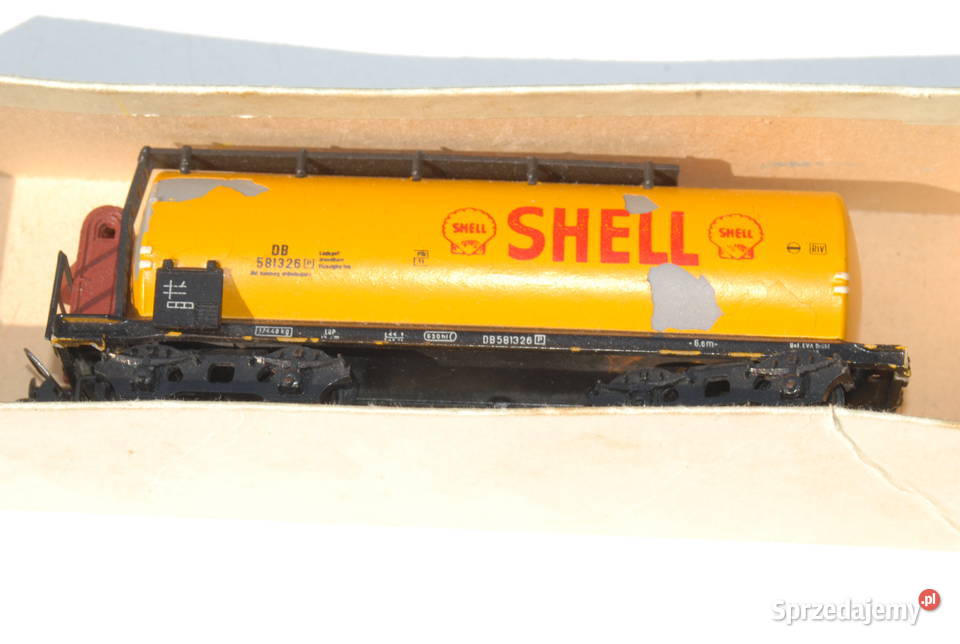 Stara zabawka wagon Cysterna Shell DB 581326 Cieszyn sprzedam