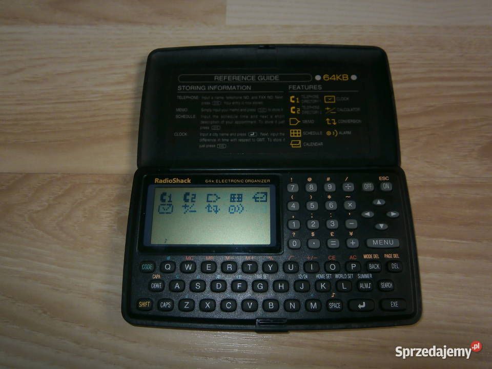 RADIOSHACK EC387 64K ELECTRONIC ORGANIZER