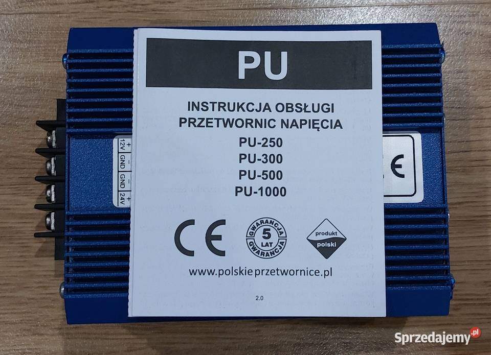 Przetwornica napięcia elektroniczna PU300 1224V Porąbka sprzedam