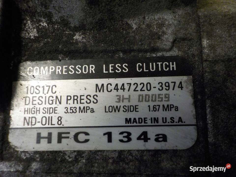 JEEP CHEROKEE 28 CRD 06r VM54C sprezarka osobowe Kompresory klimatyzacji Kompresory klimatyzacji Suków