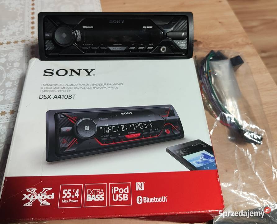 Radio Sony DSXA410BT NFC Bluetooth małopolskie Wadowice sprzedam