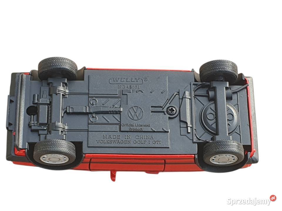 Model samochodu VW Golf I GTI czerwony skala 134 śląskie Cieszyn sprzedam