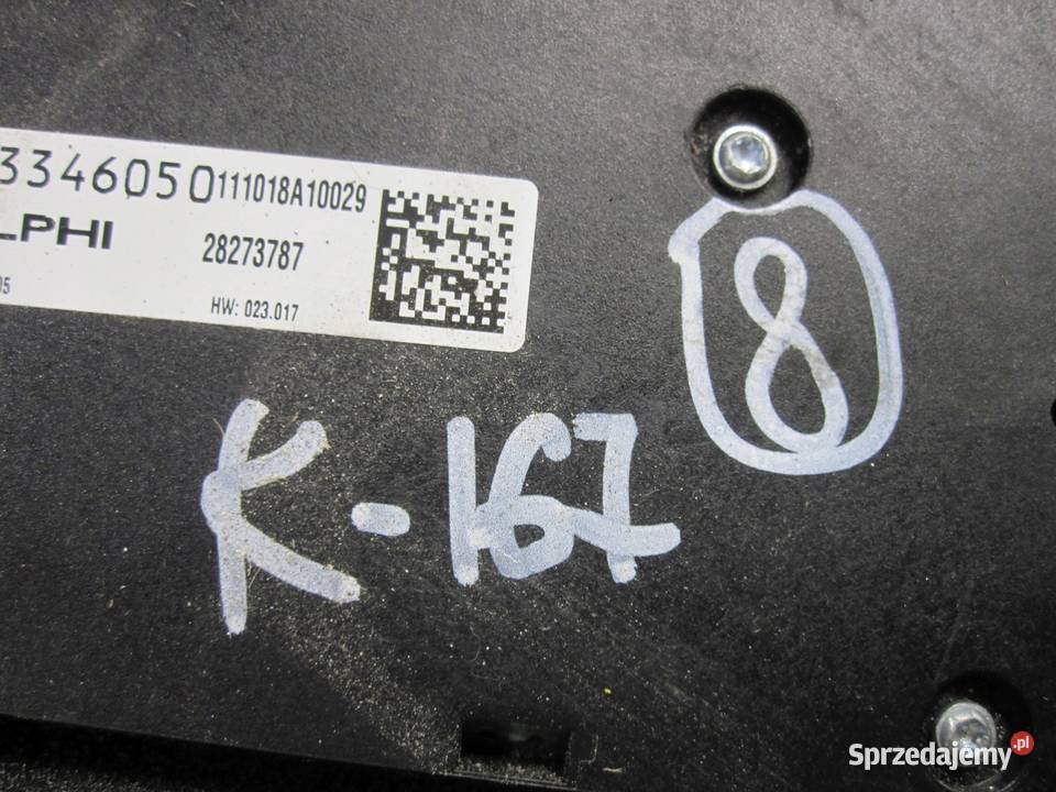 ASTRA J 12r panel radia klimatyzacji 13346092 Części samochodowe Kielce sprzedam