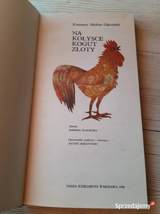 Na Kołysce Kogut Złoty Konstanty Ildefons Antykwariat śląskie Bielsko-Biała