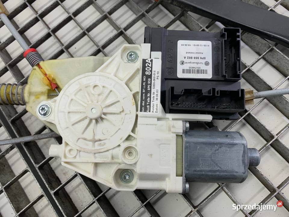 PODNOŚNIK SZYBY PRAWY PRZÓD AUDI A3 8P Hatchback Mechanizmy opuszczania szyb sprzedam