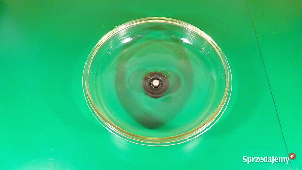 POKRYWKA SZKLANA duża bez metalowego pierścienia Chorzów