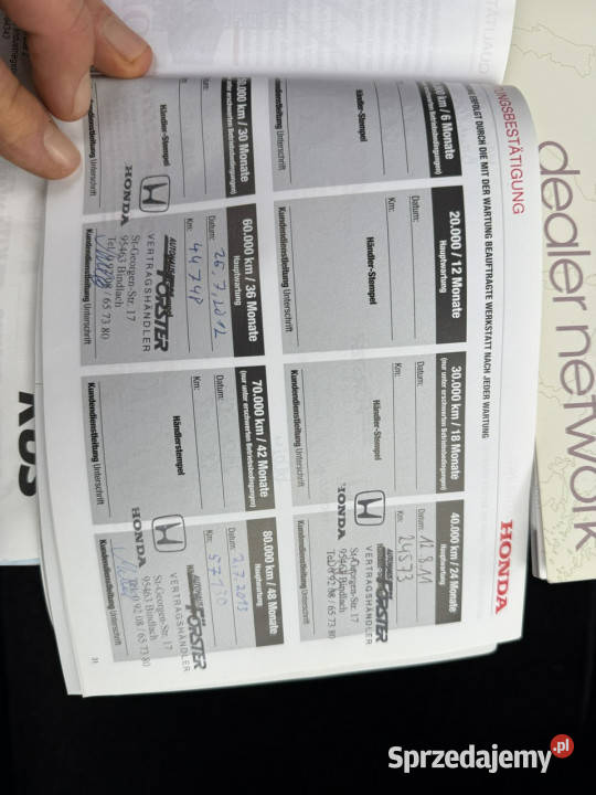 Honda CRV 20 BEZWYPADKOWY IDEALNY Serwisowany 1998cm3 Poznań