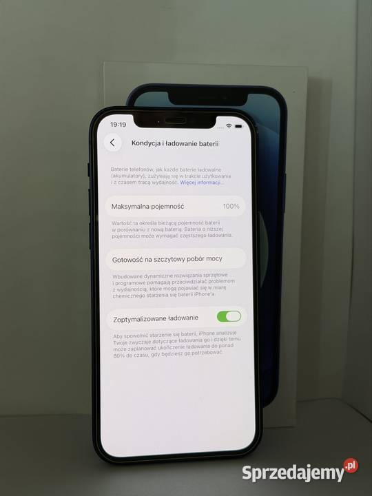 iPhone 12 64GB Niebieski 100 Kondycja