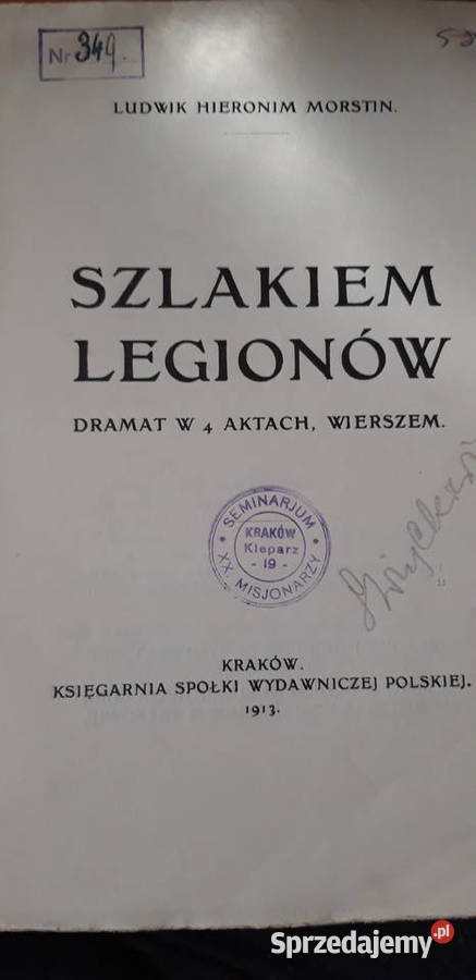 SZLAKIEM LEGIONÓW LHMORSTIN KRAKÓW1913orygoprawa Antykwariat Iwno