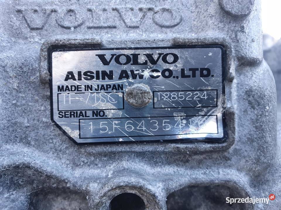 Volvo V70 III 20 D D3 SKRZYNIA BIEGÓW 1285224 osobowe sprzedam