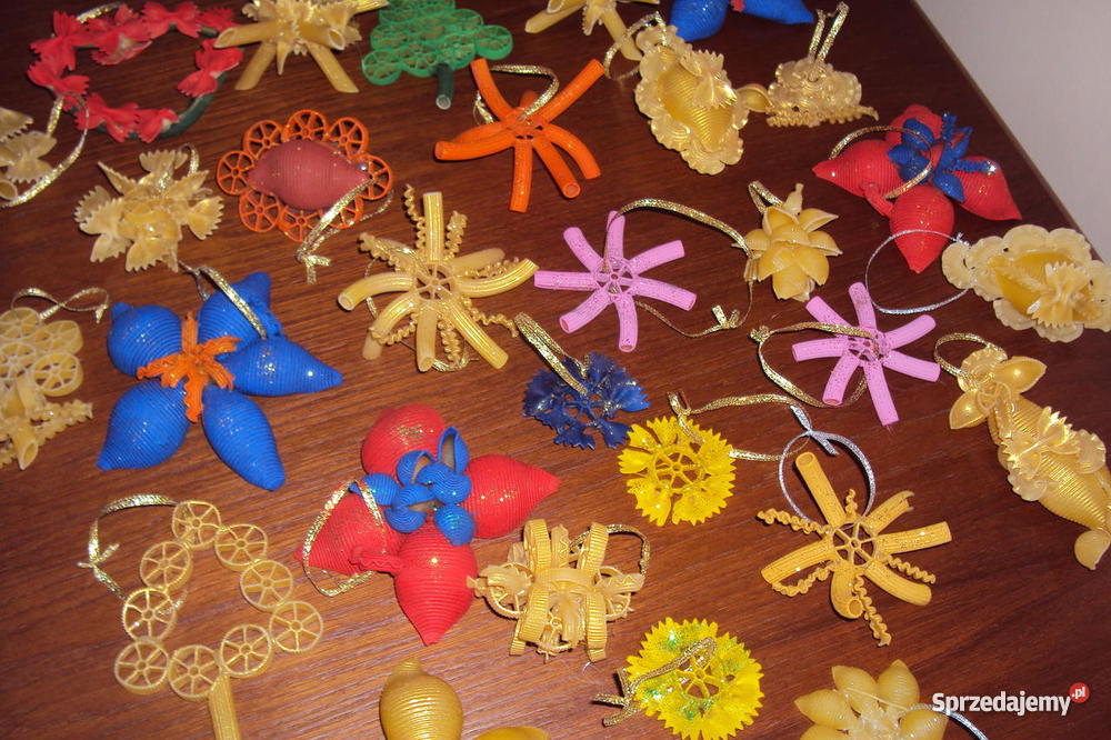 Ozdoby choinkowe z makaronu warmińsko-mazurskie Ełk