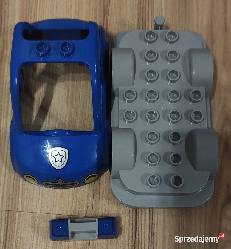 Radiowóz z zestawu Lego Duplo 10532 Policja szary/srebrny Zabawki Warszawa