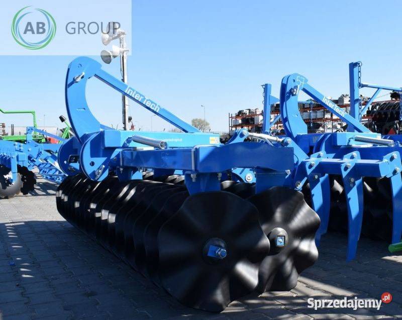 InterTech agregat przedni talerzowy 3m z włóką Rzędziany