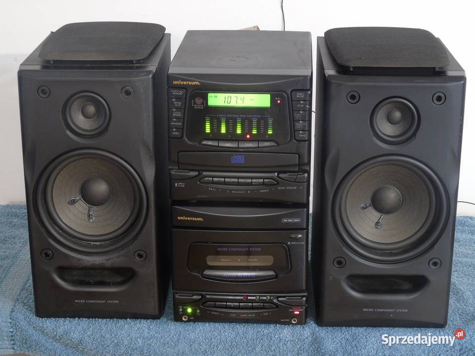 Wieża stereo z kol Radio AUX mag DOSTAWA Jasło