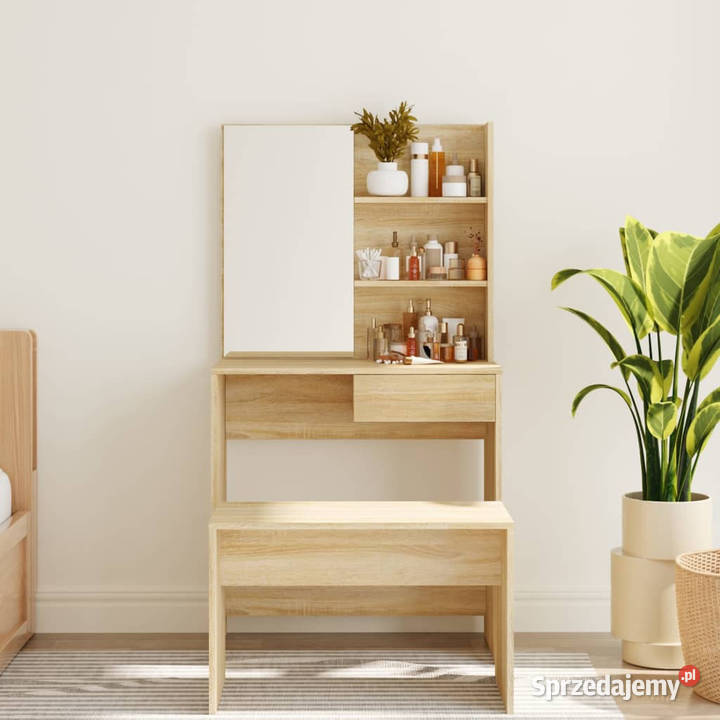 Toaletka z lustrem dąb sonoma 745x40x141 Warszawa sprzedam