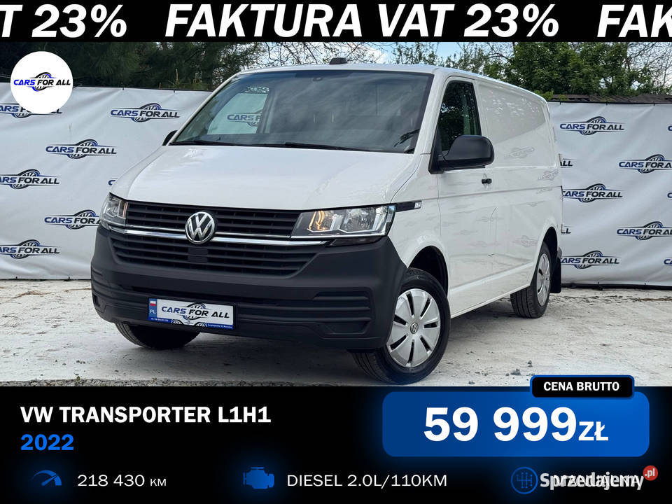 Volkswagen Transporter 20 CR TDI SCR 110 z 2022 Rzeszów