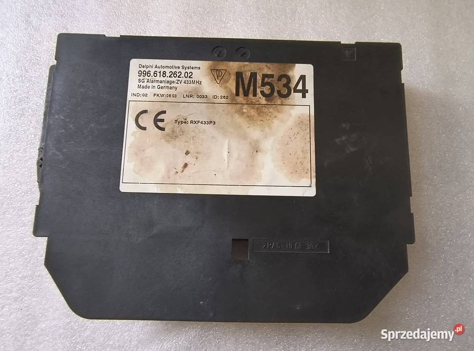 Moduł komfortu 99661826202 Porsche Boxter 911 osobowe Kakonin
