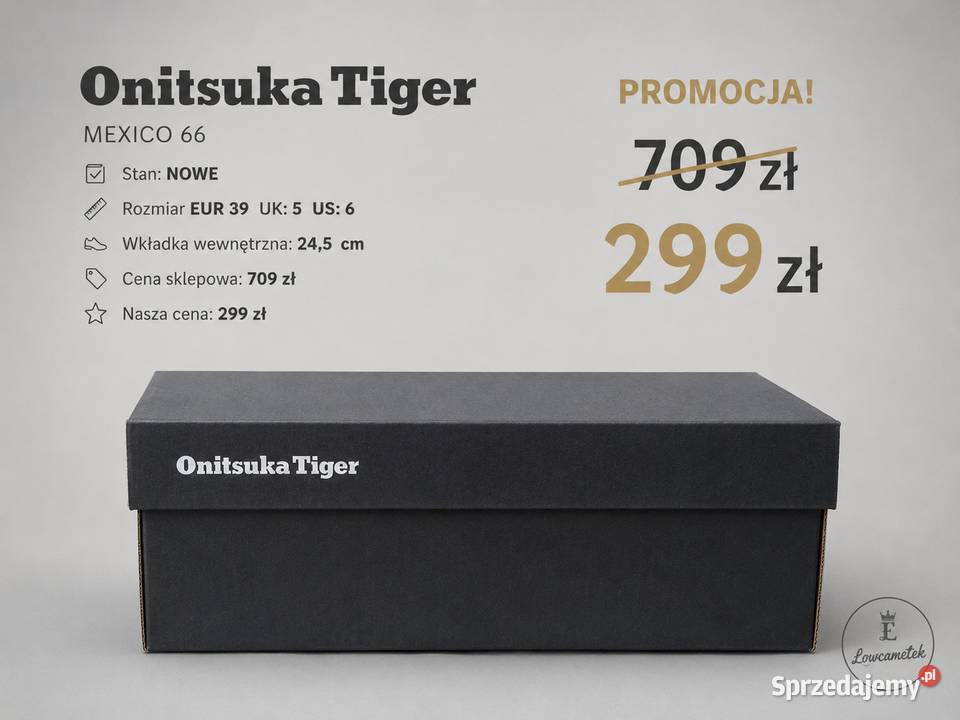Buty Onitsuka Tiger Mexico 66 nowe 39 różowe Obuwie sportowe wielkopolskie Poznań