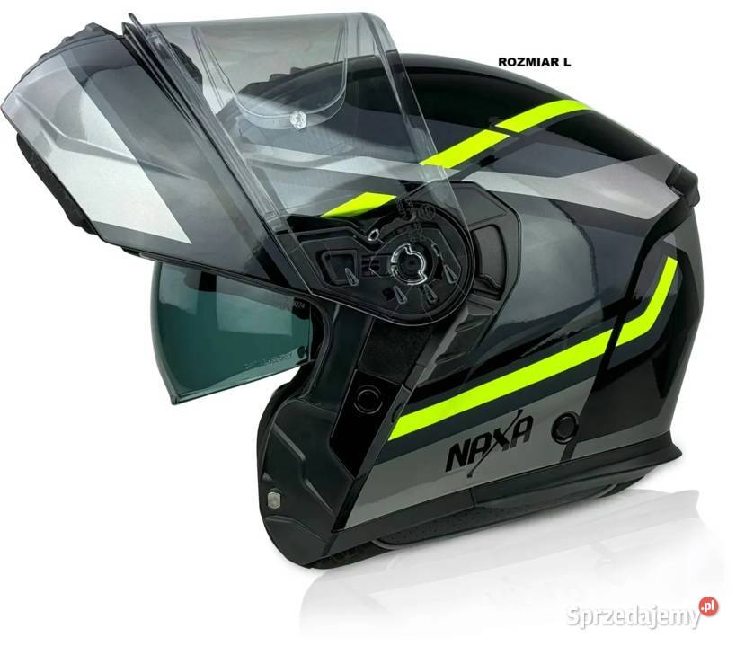 KASK MOTOCYKLOWY SZCZĘKOWY NAXA FO7EROZMIAR L