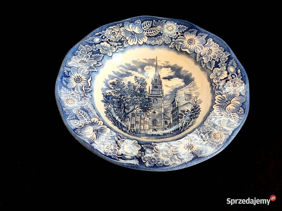 Talerz głęboki angielski Enoch Wedgwood lubelskie Chełm