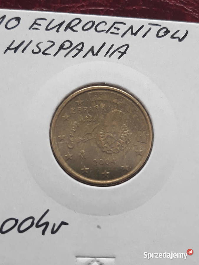 10 Eurocentów Hiszpania 2004 r Konin