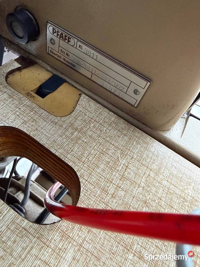 Pfaff 3811 zmarszczarka maszyna szyjąca z Produkcja Łaskarzew