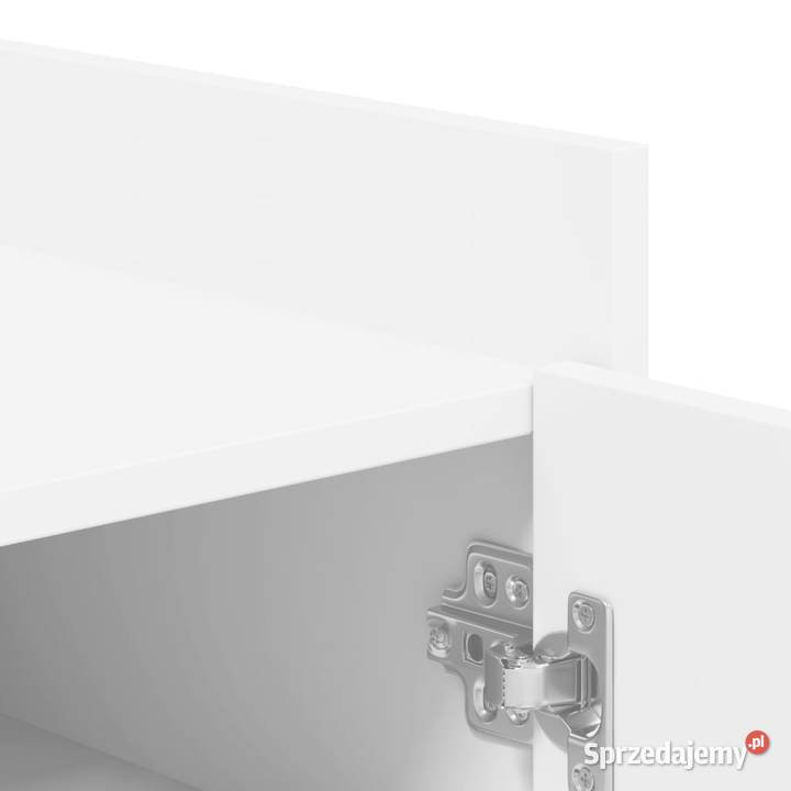 Szafka na buty biała 52x375x100 materiał