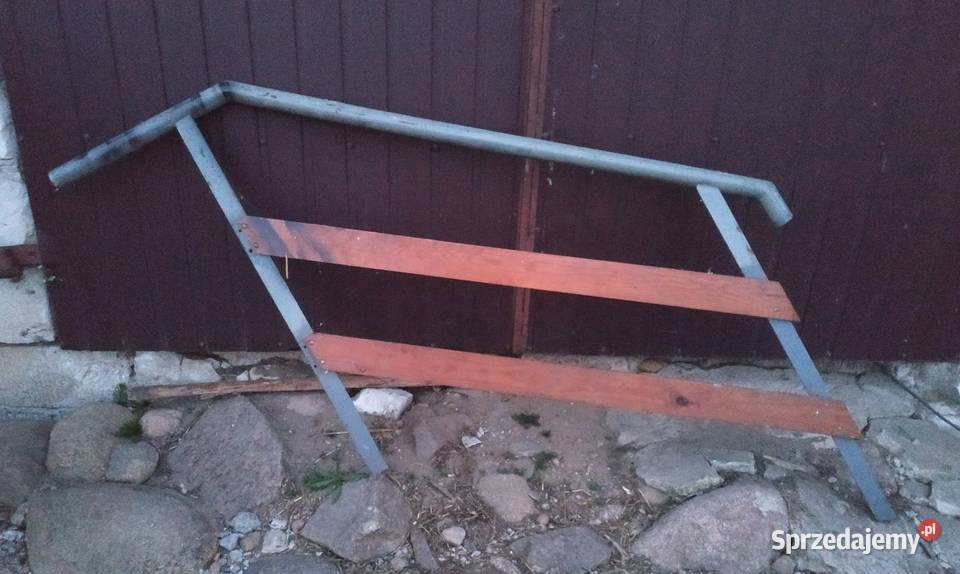 Poręcz balustrada barierka stalowa rura średnicy Rutki-Kossaki