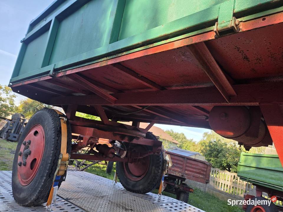 Przyczepa rolnicza Sanok D44B 35t zarejestrowana Złoczew