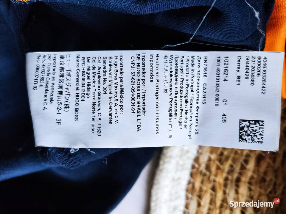 Bluza z kapturem Hugo Boss granatowo opolskie Głuchołazy sprzedam