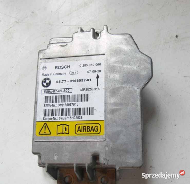 BMW E90 E91 MODUŁ SENSOR PODUSZEK 9166057 małopolskie