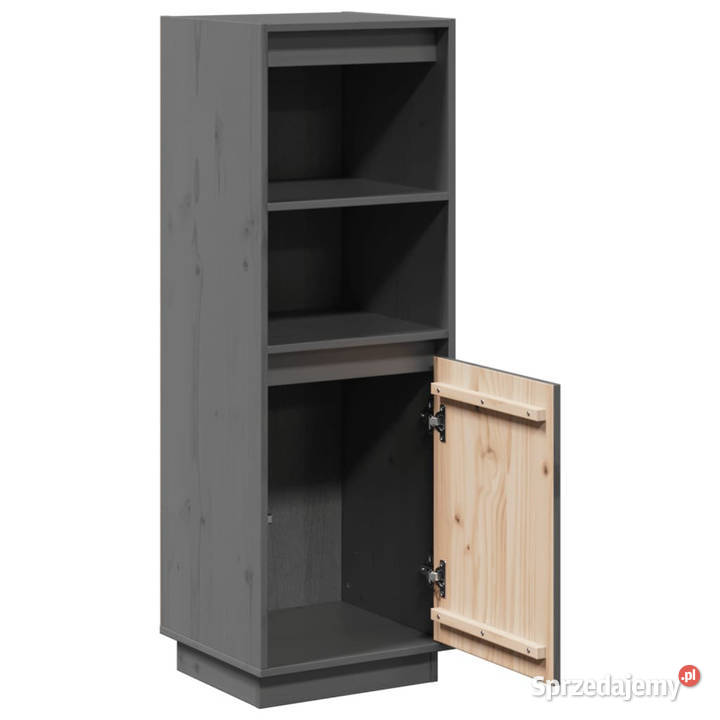 Szafka szara 37x34x110 lite drewno sosnowe sprzedam