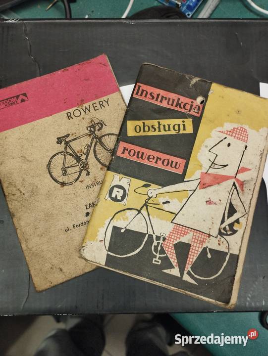 Romet dwie instrukcje obsługi rowerów romet sprzedam