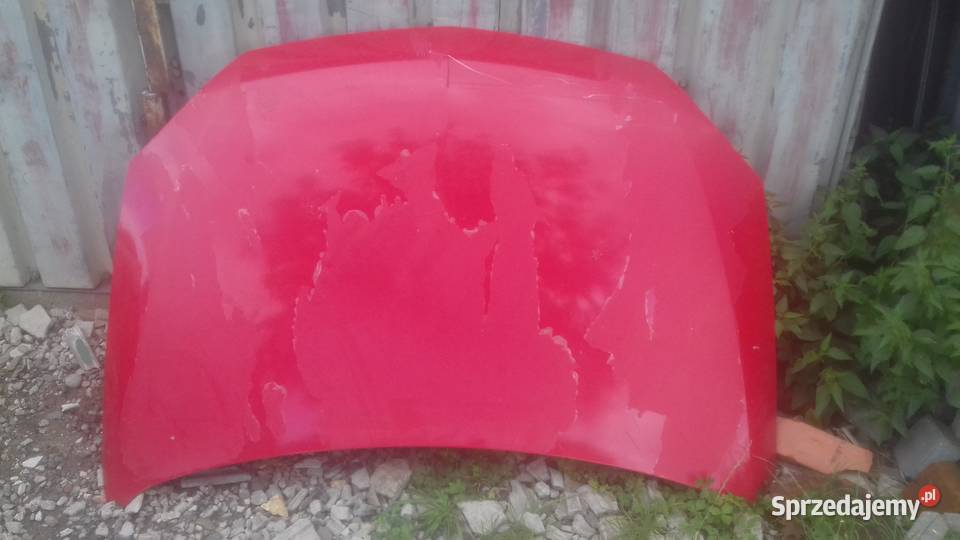 Maska pokrywa silnika Opel Corsa C 0006 czerwona osobowe Maski Kraków sprzedam