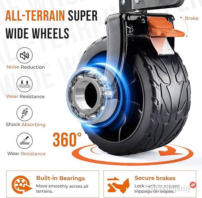 Wózek Transportowy Terenowy OVERMONT Składany Myszyniec