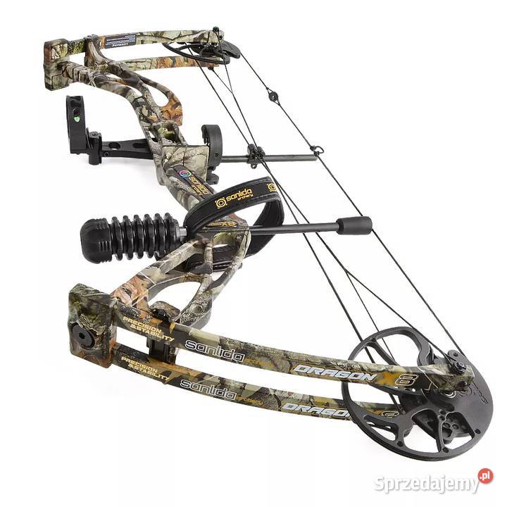 MEGA ZESTAW Łuk bloczkowy myśliwski Sanlida Sporty strzeleckie i myślistwo Nowy Sącz