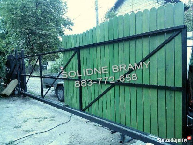 Ogrodzenie ze sztachet olchowych bramy przęsła Otwock