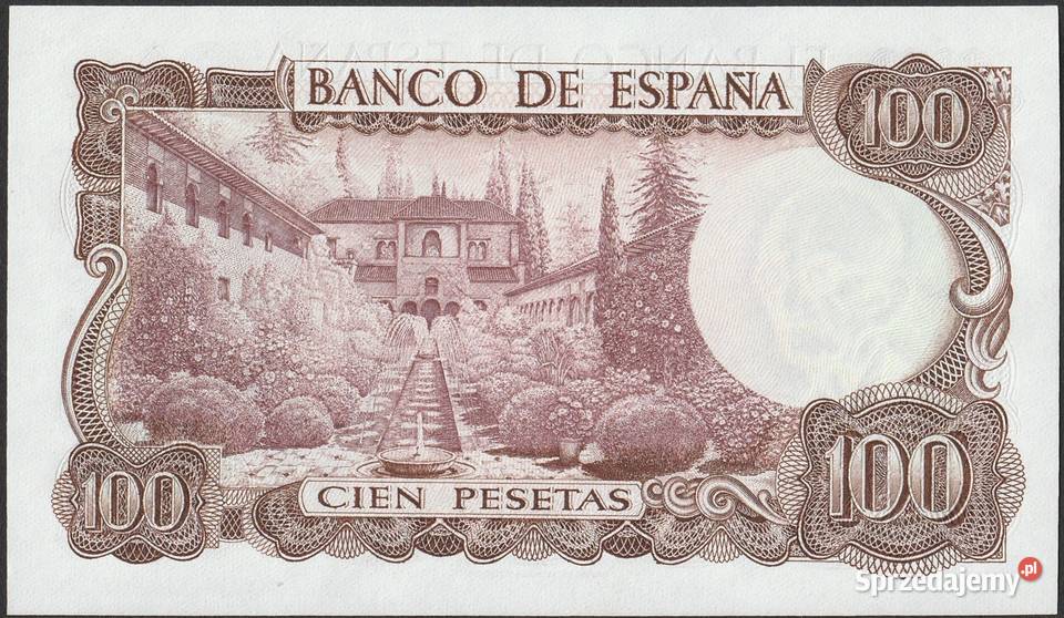 Hiszpania 100 peset 1970 7S UNC
