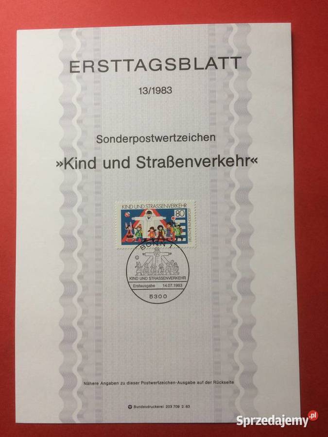 561 Niemieckie Specjalne Znaczki Pocztowe Filatelistyka Szczecin