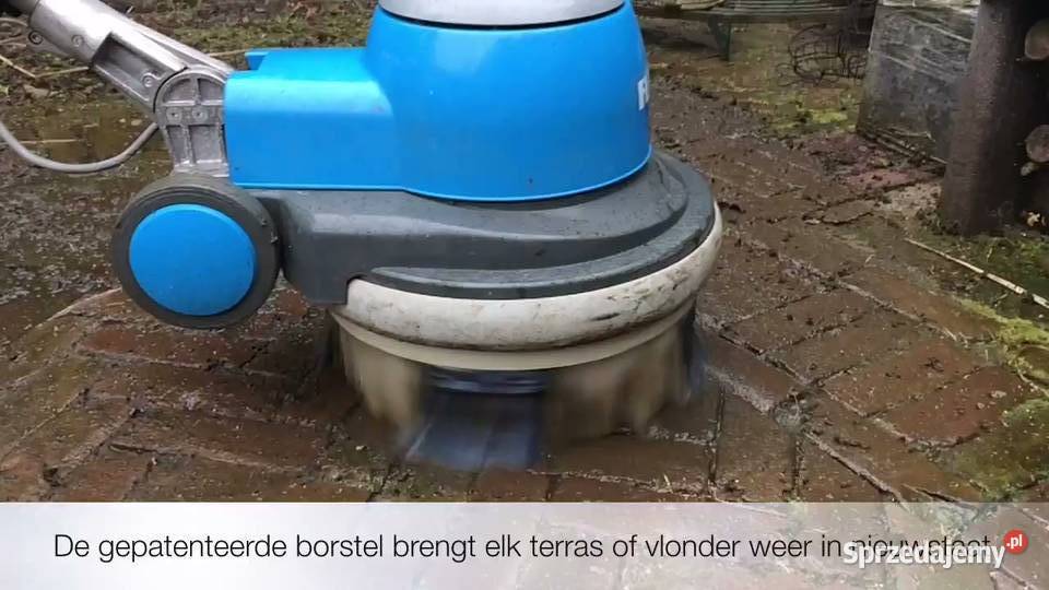 Mycie kostki szorowarka TMC do kostki brukowej Lublin