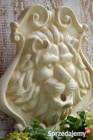 463 Zlew do ogrodu FONTANNA WODNIK biały retro Antyki