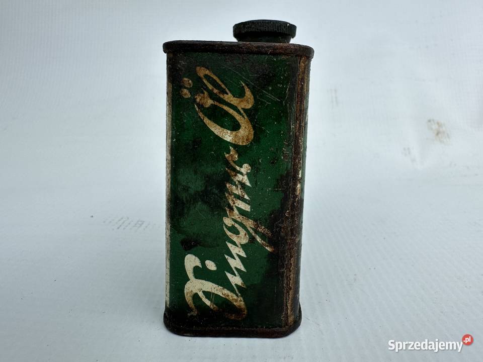 STARY PRZEDWOJENNY POJEMNIK NA OLEJ SINGER Pozostałe Bielawa