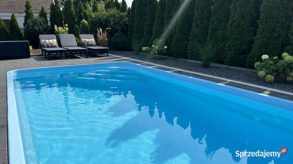 WYPRZEDAŻ Basen ogrodowy z laminatu wkopywany Baseny Gliwice