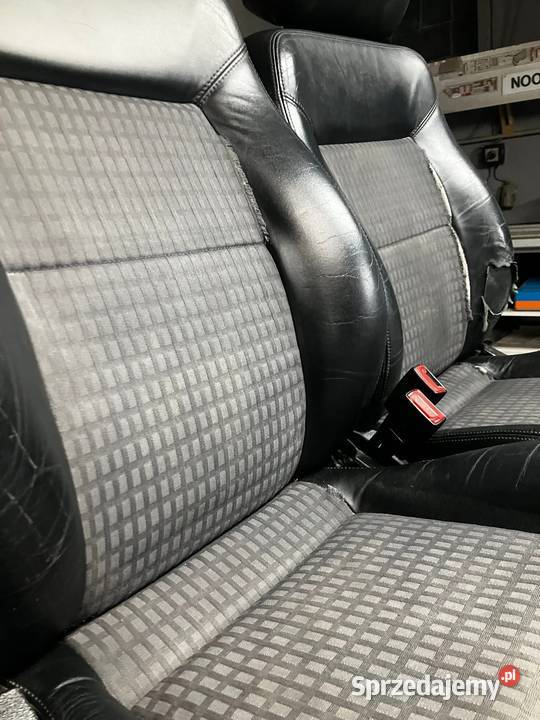 Fotele Passat B5 polift półskóra komplet grzany