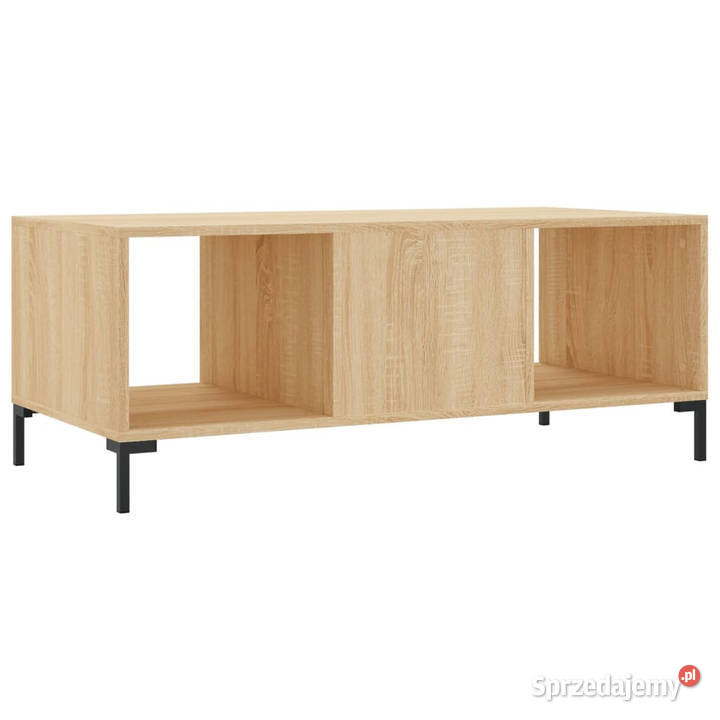 Stolik kawowy dąb sonoma 102x50x40 materiał