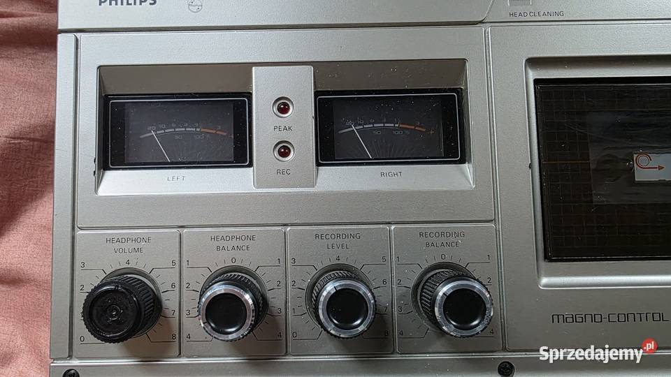 Magnetofon kasetowy Philips N 2521 Elektronika dolnośląskie Lubań