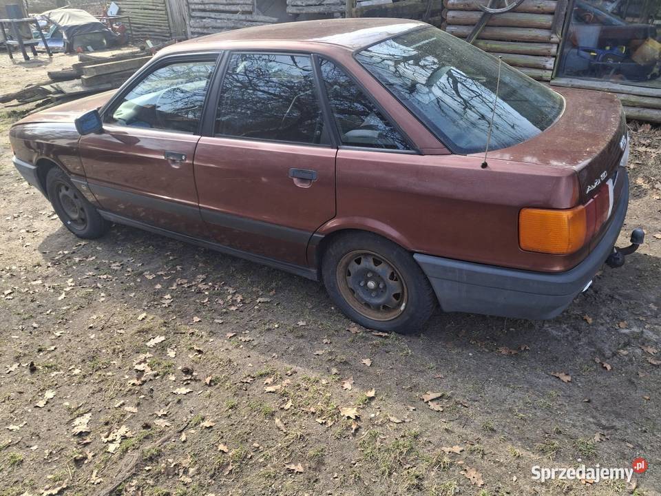 Audi 80 b3 18s części 180cm3 Samochody osobowe Krosno Odrzańskie sprzedam