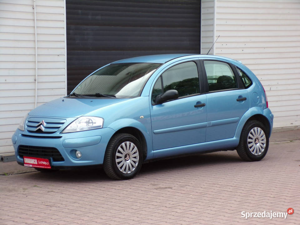 Citroen C3 Klimatyzacja Gwarancja 14 74 2007 I niebieski C3 Mikołów sprzedam
