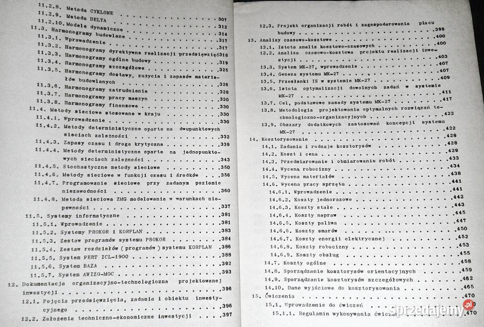 Organizacja i planowanie budowy Władysław Książki i Podręczniki