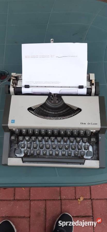 TBS De Lux maszyna do pisania przenośna Łódź